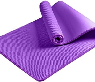 Yoga Mat Non-Slip Mats for Fitness Extra Thick Pilates Gym Exercise Pads Carpet Mat with Bandages Yoga Pad (Color : Purple)