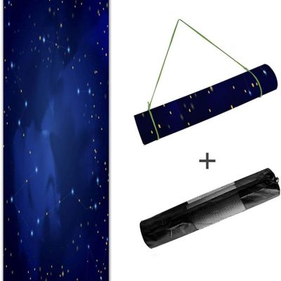 Yoga mat Yoga Mat Non-Slip Fitness Pad Exercise Yoga Mat Workout Mat for Gym Pilates  (Color : D, Size : 8mm)