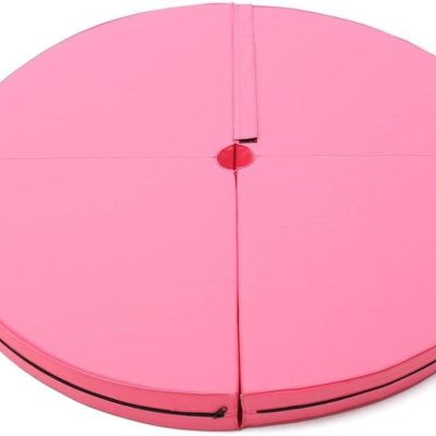Pole Dance Mat Safety Crash Pad,Foldable Round Thick Anti-Fall Anti-Skid Protection Mat,Dance Fitness Exercise Gymnastics Yoga ner Protective Mat