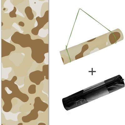 Yoga mat Yoga Mat Non-Slip Fitness Pad Exercise Yoga Mat Workout Mat for Gym Pilates Floor Exercises Mat  (Color : D, Size : 8mm)