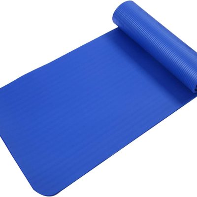 Outdoor Indoor 15mm Foldable Exercise Yoga Mat Non-Slip Thick Pad Fitness Pilates Mat Camping Sleeping Mattress (Color : 04)