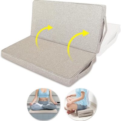 Meditation Floor Cushion for Yoga Adults Square Floor Pillows Seating Large Meditation Cushion Yoga Pillows for Sitting on Floor Meditation Pillow Mat Outdoor Rectangle Floor Sitting Cushion