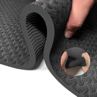 Yoga Mat 1/3 inch  Exercise Mats 8mm  Non-Slip Extra Thick High-Density Eco Friendly for Yoga Workout Pilates Yoga Mats for Women Men