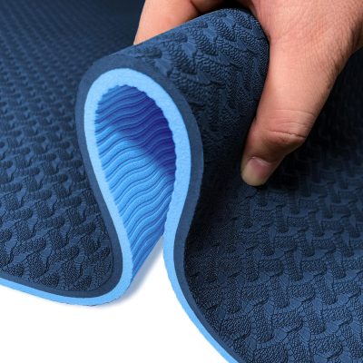 Yoga Mat 1/3 inch  Exercise Mats 8mm  Non-Slip Extra Thick High-Density Eco Friendly for Yoga Workout Pilates Yoga Mats for Women Men