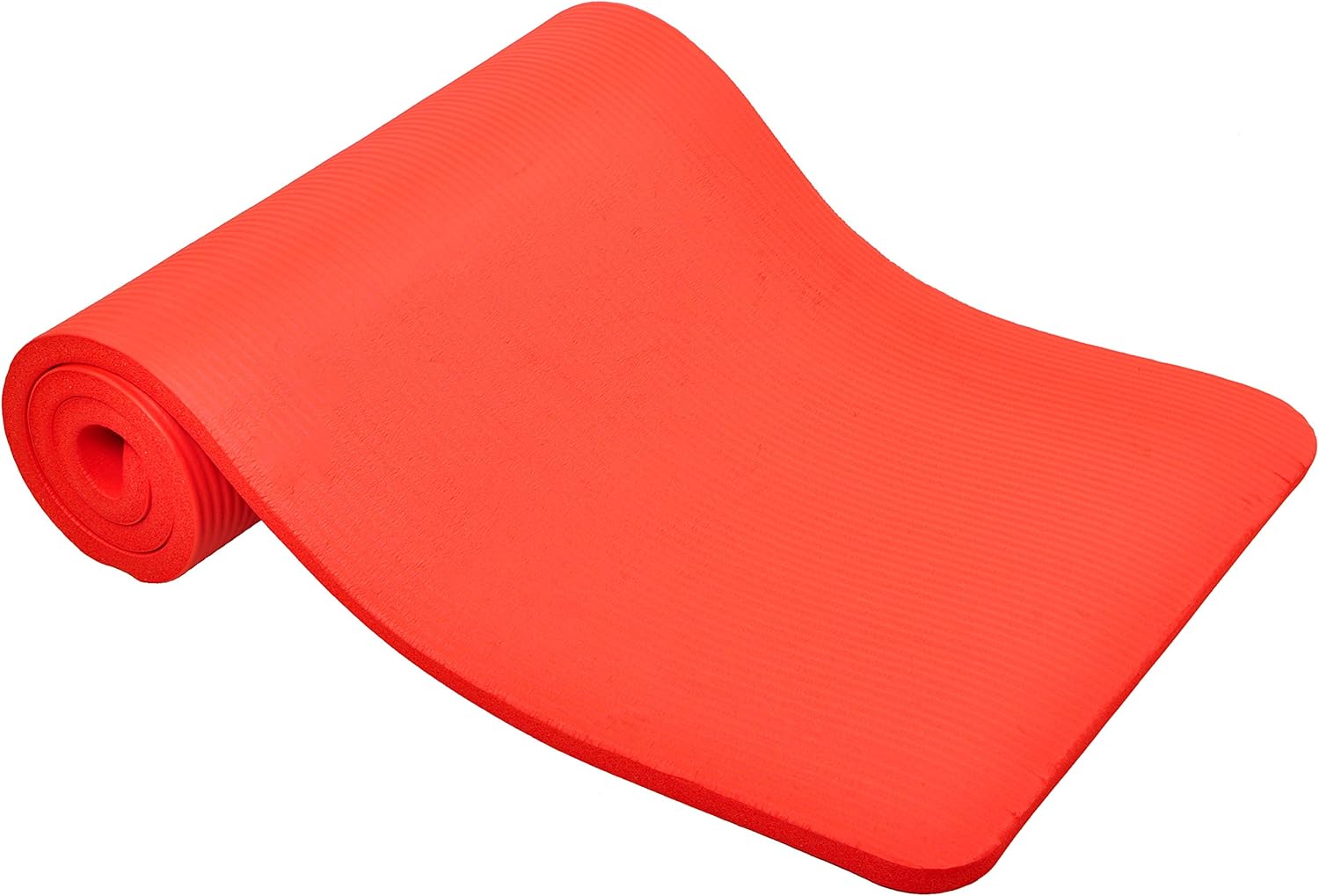 All Purpose 1-Inch Extra Thick High Density Anti-Tear Exercise Yoga Mat with Carrying Strap, Optional Yoga Blocks and Knee Pad - Image 2