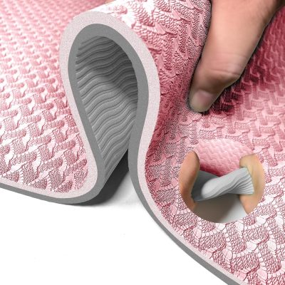 Yoga Mat 1/3 inch  Exercise Mats 8mm  Non-Slip Extra Thick High-Density Eco Friendly for Yoga Workout Pilates Yoga Mats for Women Men